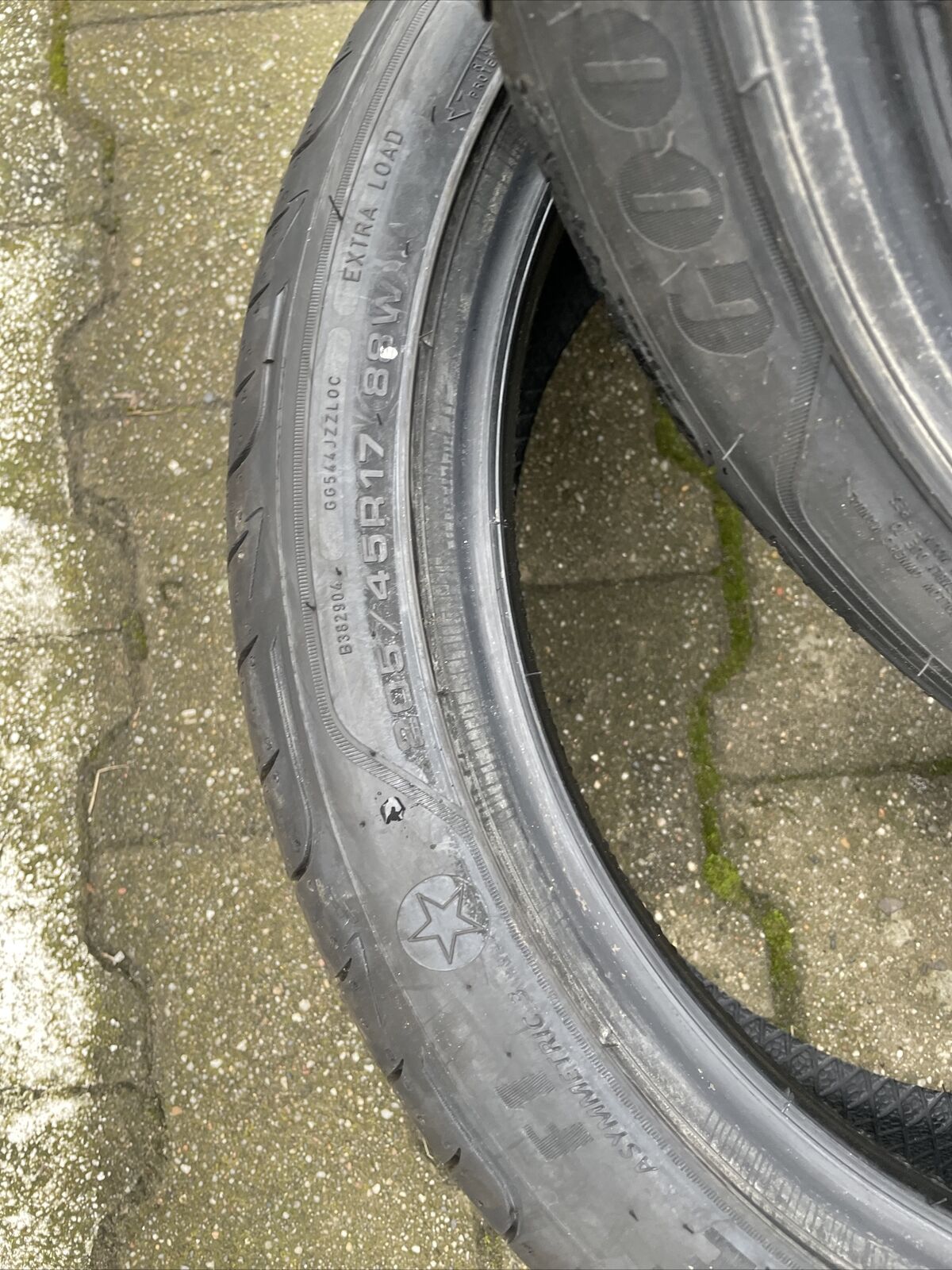 4x NEUWERTIGE Sommerreifen 205 45 R17 88W GOODYEAR EAGLE F1 ASYMMETRIC 3 DOT2121