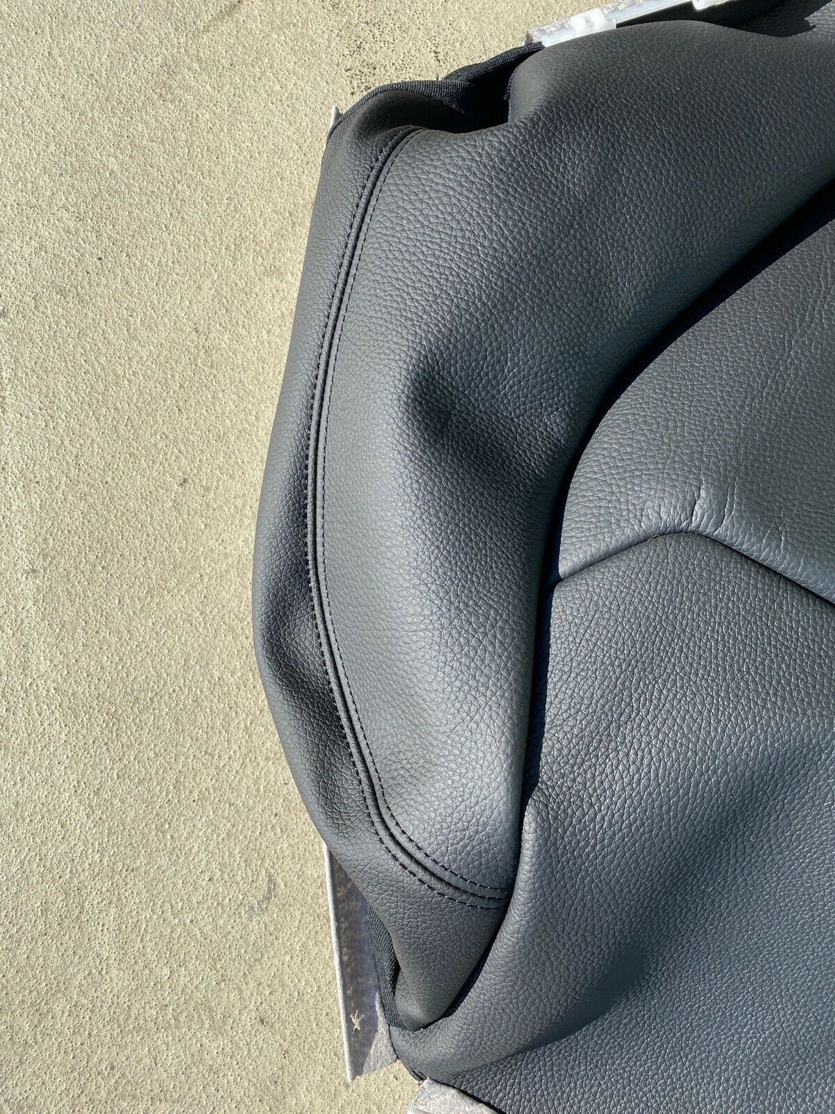 Original NEUWERTIGE BMW F36 Sitzbezug hinten Rücksitz Leder schwarz 7345612
