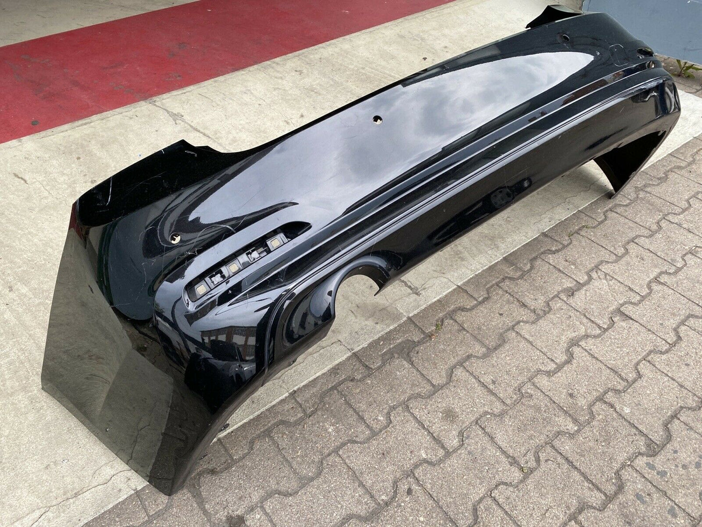ORIGINAL BMW F30 LCI FACELIFT Stoßstange Limousine PDC BASIS 7334441