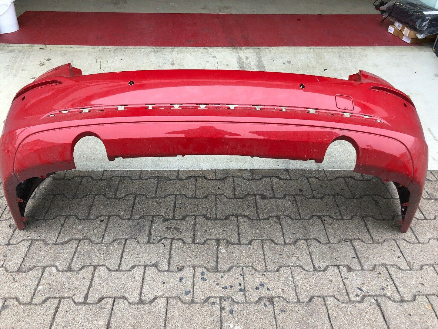BMW F34 GT LCI Stoßstange 2 Boardig hinten m PDC 6 Zylinder 340 FACELIFT 7416076