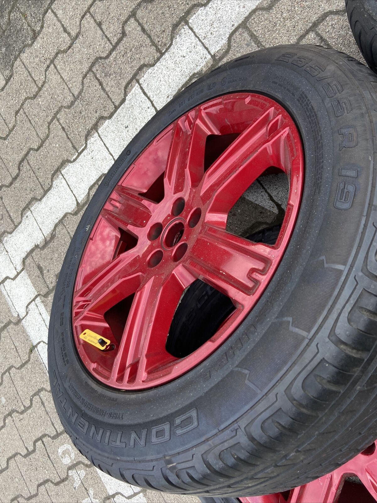 ORIG. LAND RANGE ROVER EVOQUE ALUFELGEN SOMMERREIFEN 235 55 R19 105V BJ321007DB