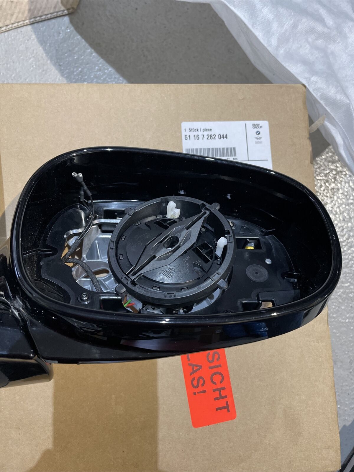 BMW 1er E82 E88 E81 M Aussenspiegel beheizt GLANZ SCHWARZ SHADOW LINE 7282044