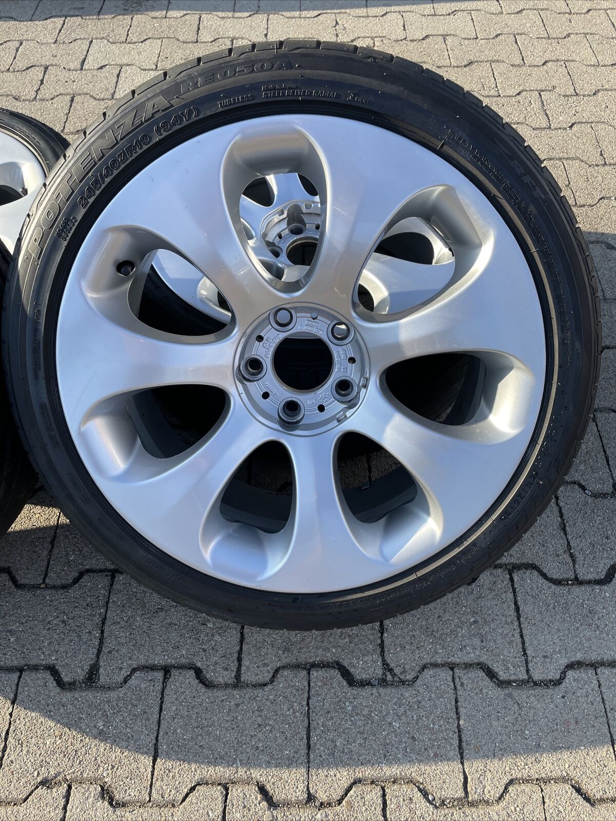 BMW E63 E64 ALUFELGEN Styling 121 TN 6760629 & 6760630 SOMMERREIFEN BRIDGESTONE