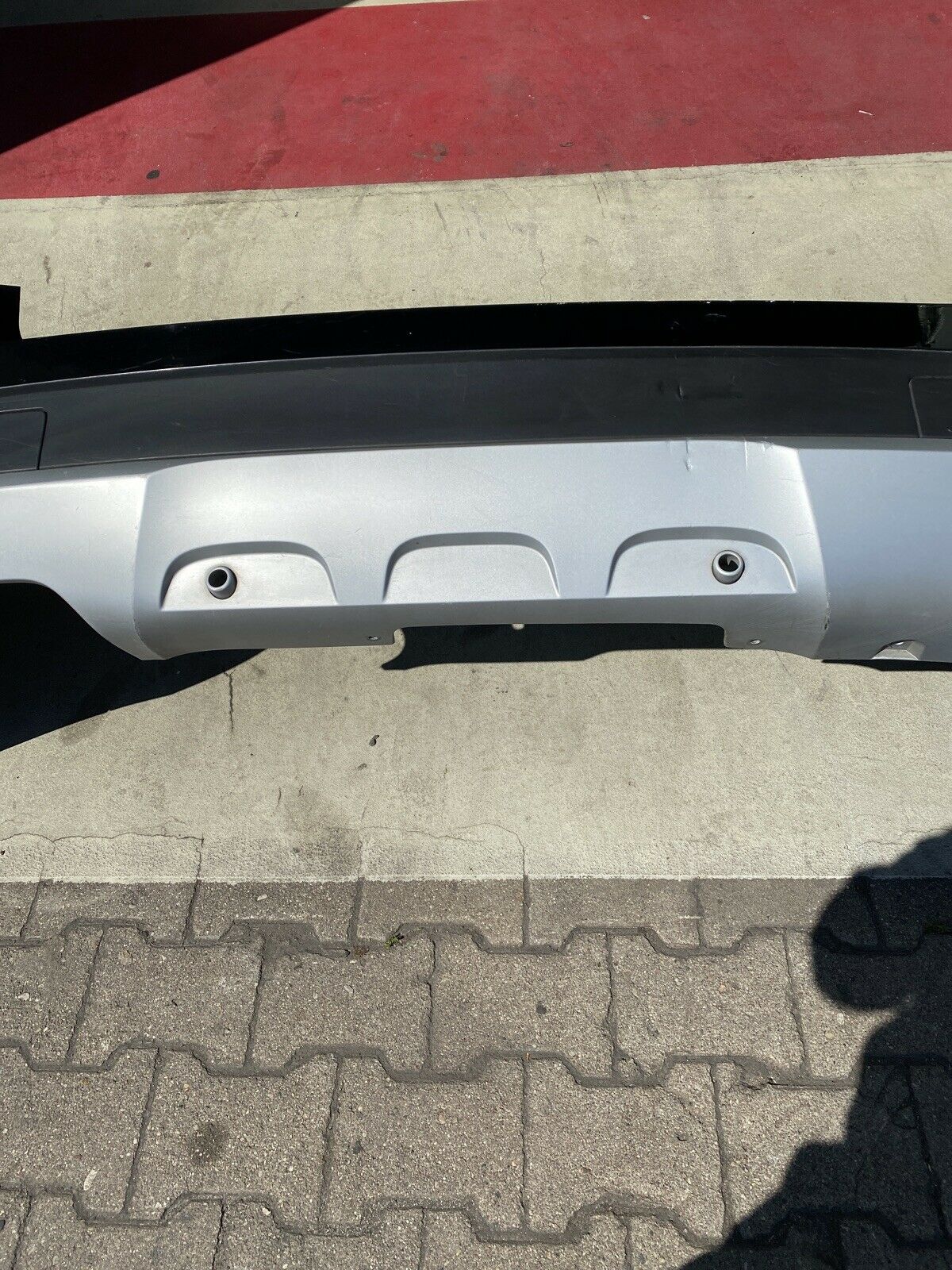 ORIGINAL BMW X1 E84 LCI FACELIFT Stoßstange Hinten PDC Löcher