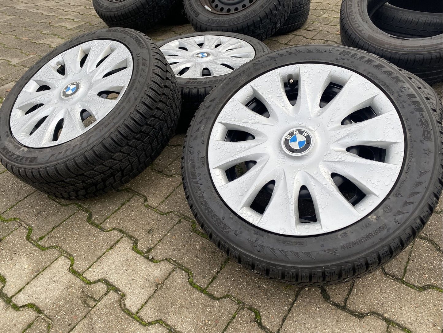 ORIGINAL BMW F20 F21 F22 WINTERREIFEN 195 55 R16 87H BRIDGESTONE RADKAPPEN