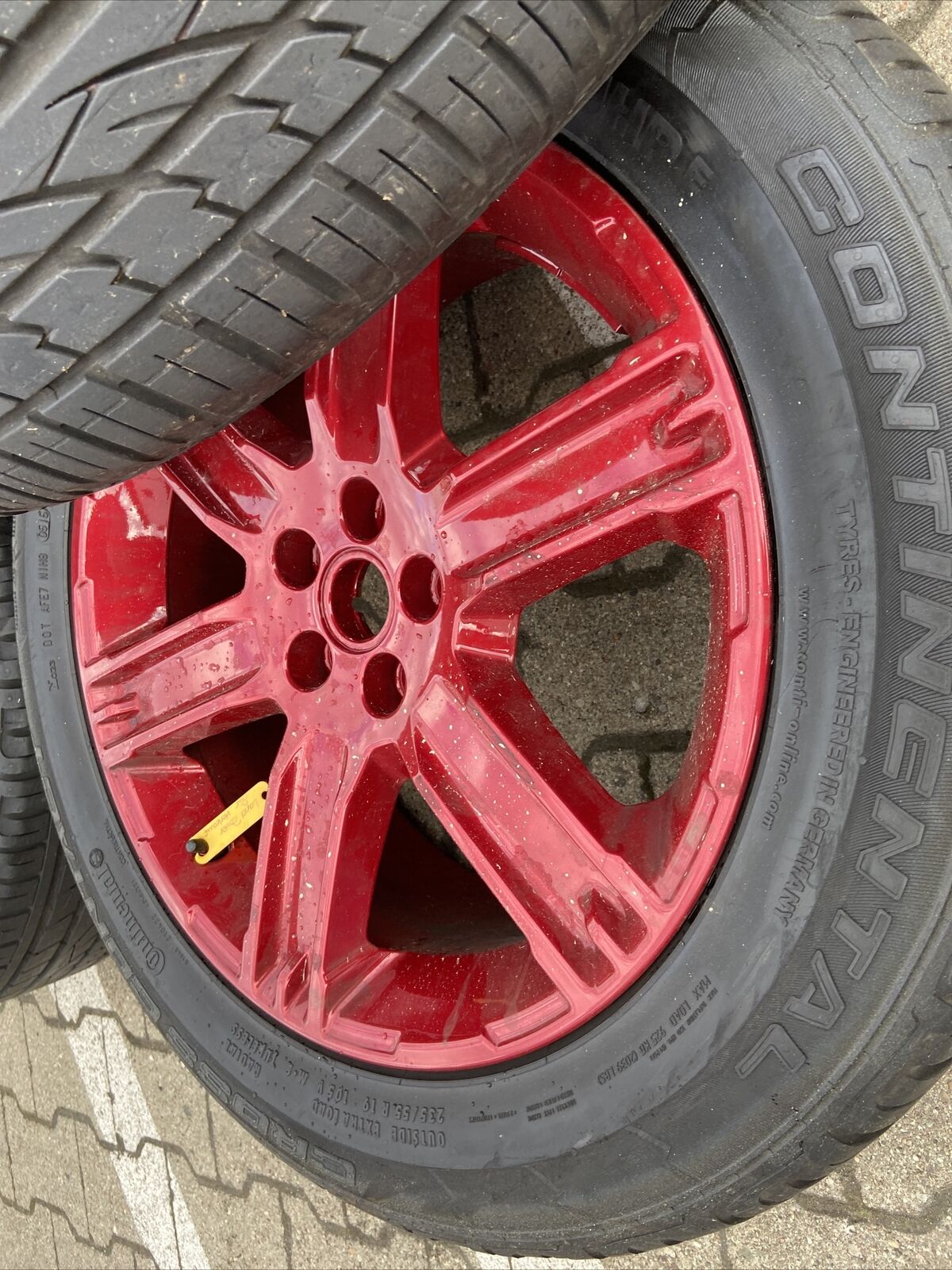 ORIG. LAND RANGE ROVER EVOQUE ALUFELGEN SOMMERREIFEN 235 55 R19 105V BJ321007DB