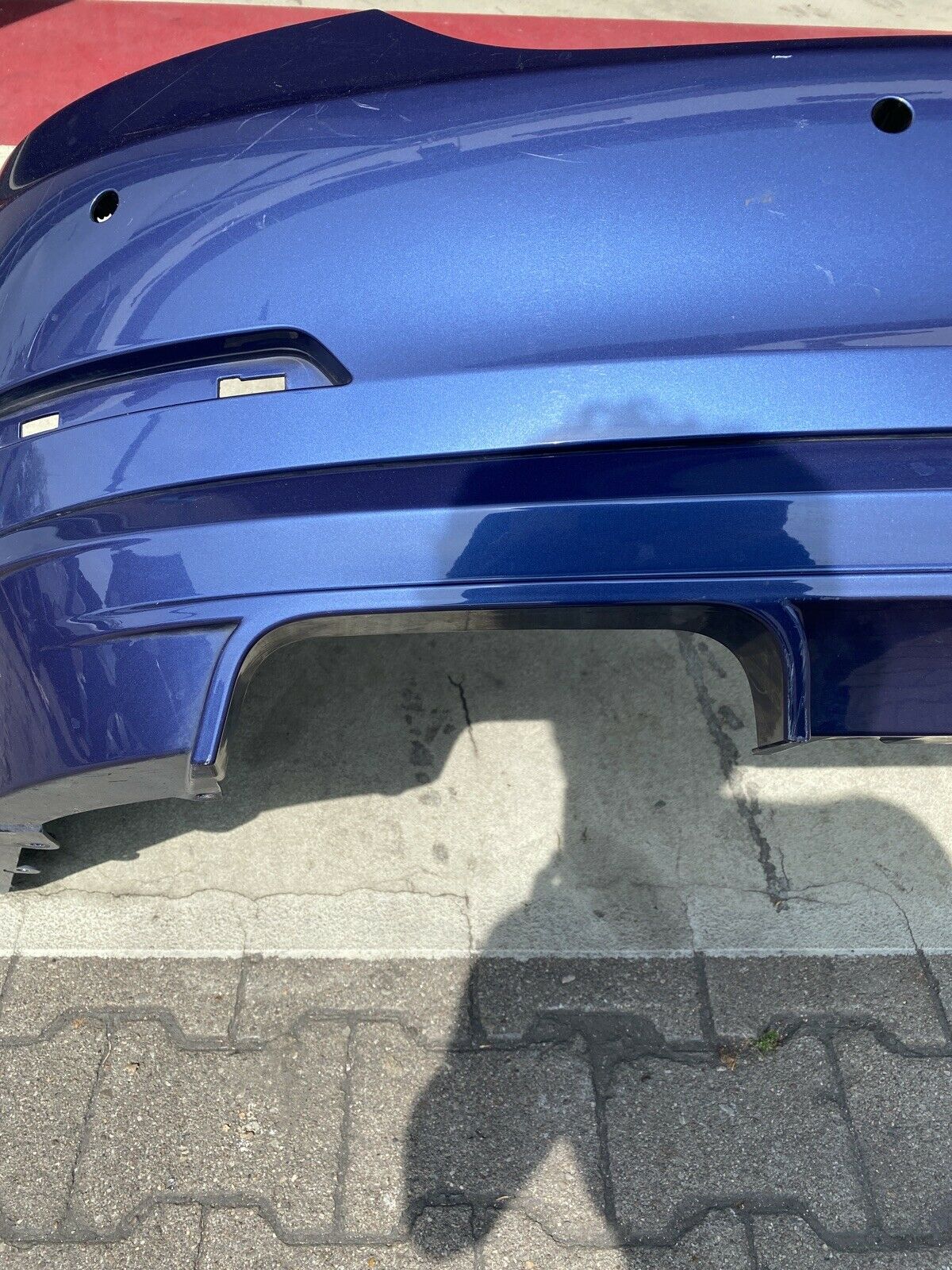 ORIGINAL BMW F32 F33 F36 ALPINA BLENDE DIFFUSOR HECKSPOILER 5100406 m Stoßstange