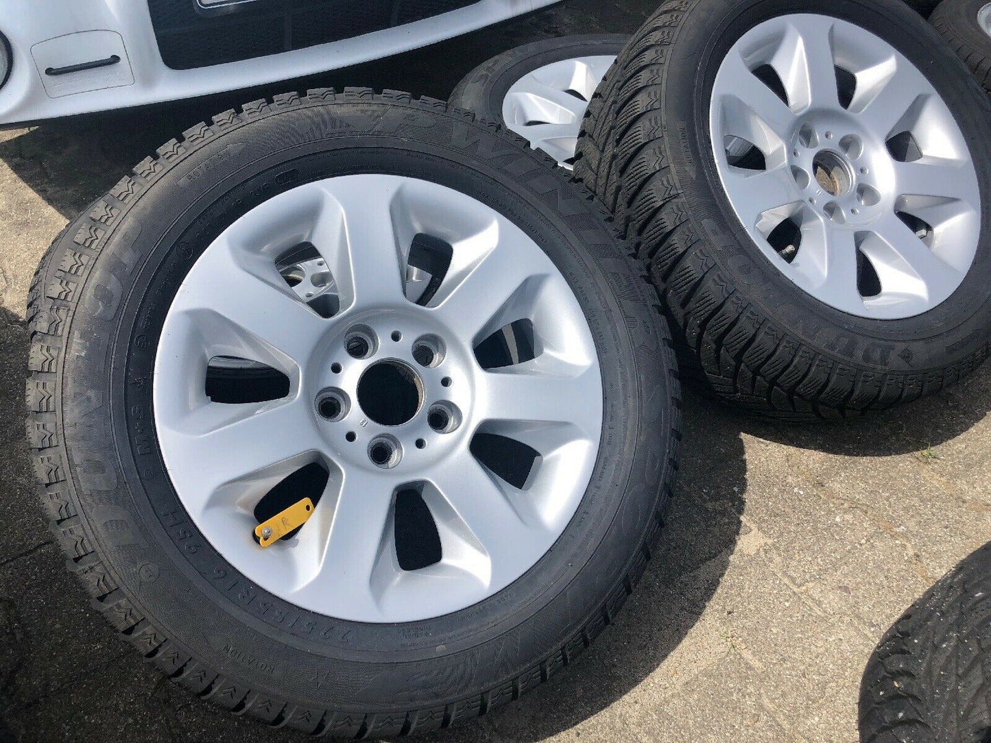 BMW E60 E61 ALUFELGEN Styling 115 DUNLOP WINTERREIFEN 225 55 R16 95H TN 6758774