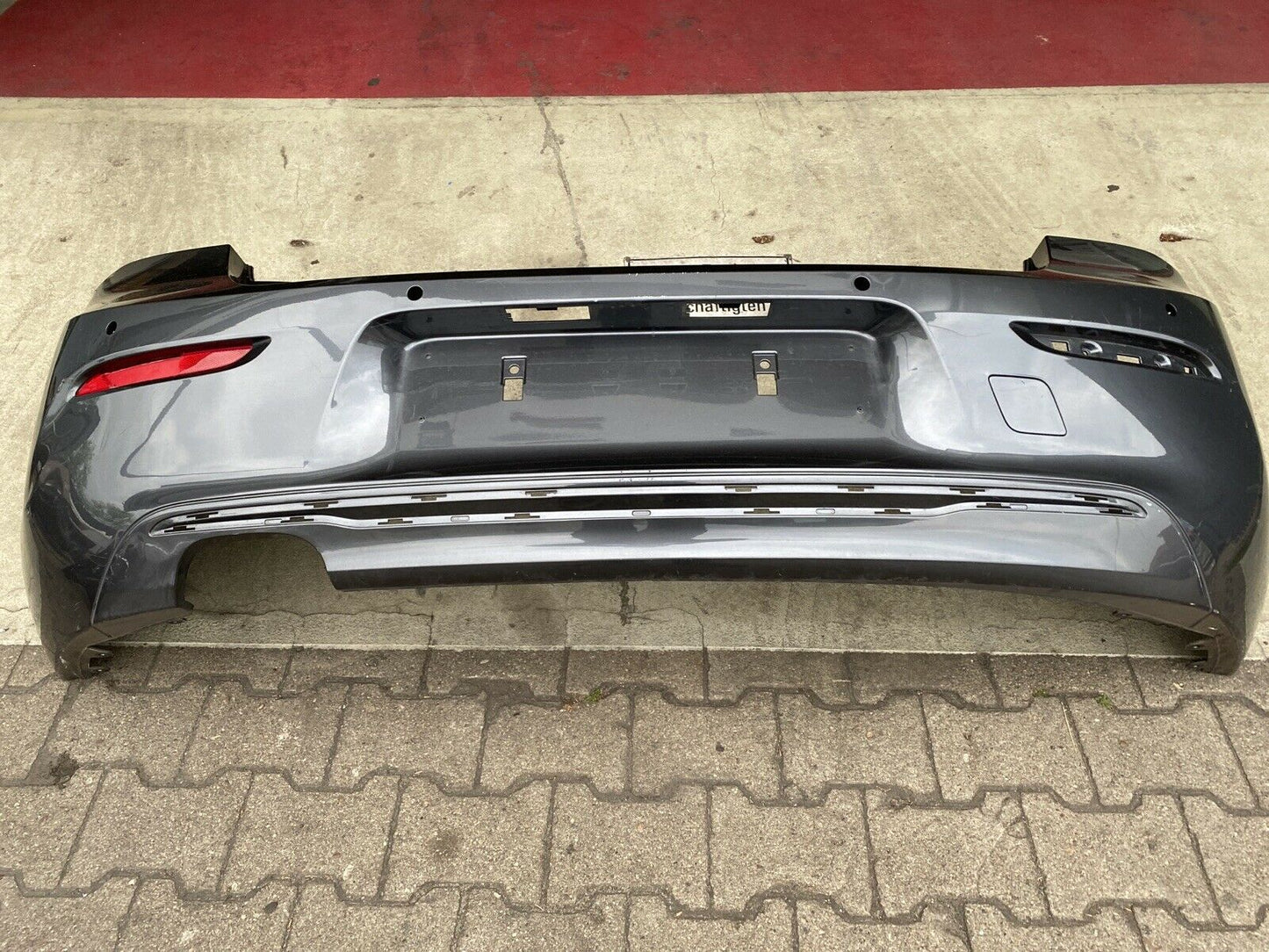 Original BMW F20 F21 LCI Stoßstange Facelift mit PDC Sport Lines Mineralgrau