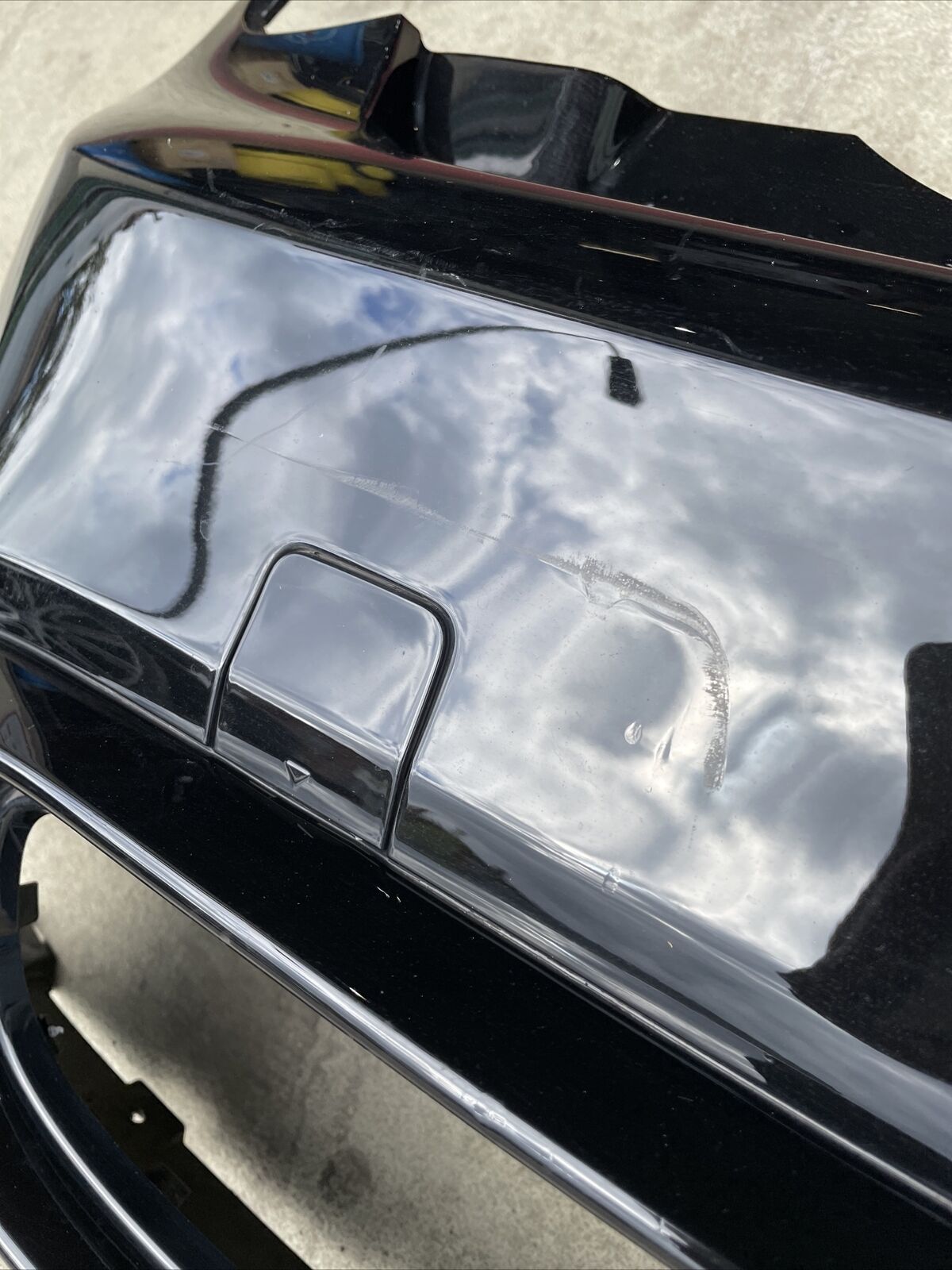 ORIGINAL MINI COOPER S SPORT F56 Stoßstange hinten 7343614 Midnight Black