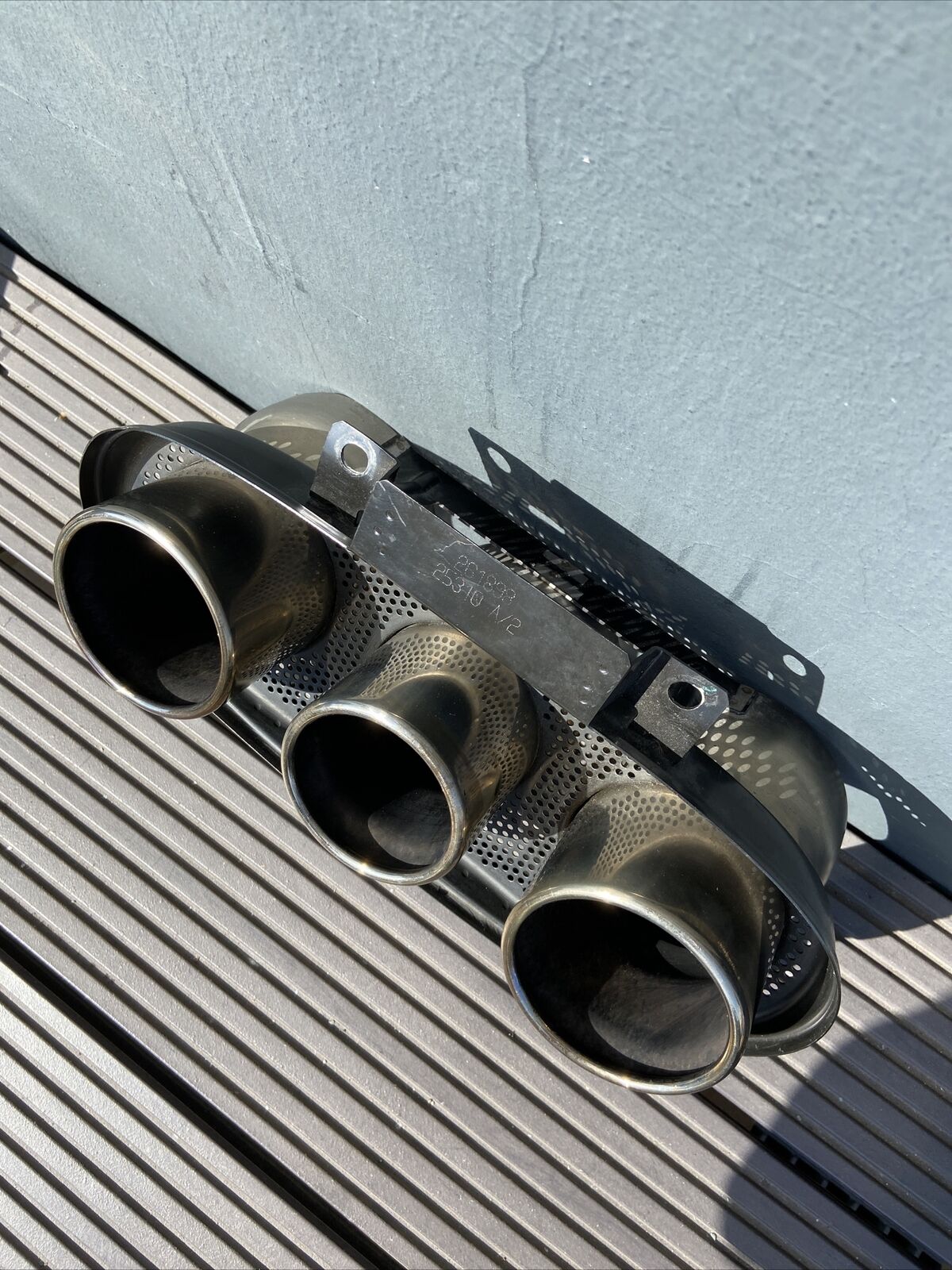 Ferrari 458 ITALIA SPIDER 261898 CHROM Endrohr Endschalldämpfer Auspuffanlage