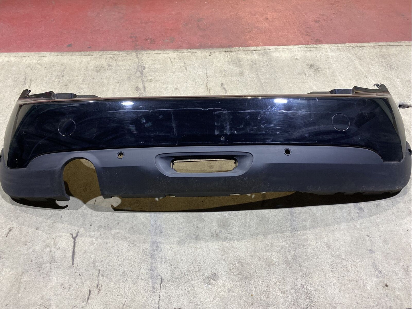 ORIGINAL MINI COOPER ONE F56 Stoßstange hinten 7300837 mit PDC SPOILER