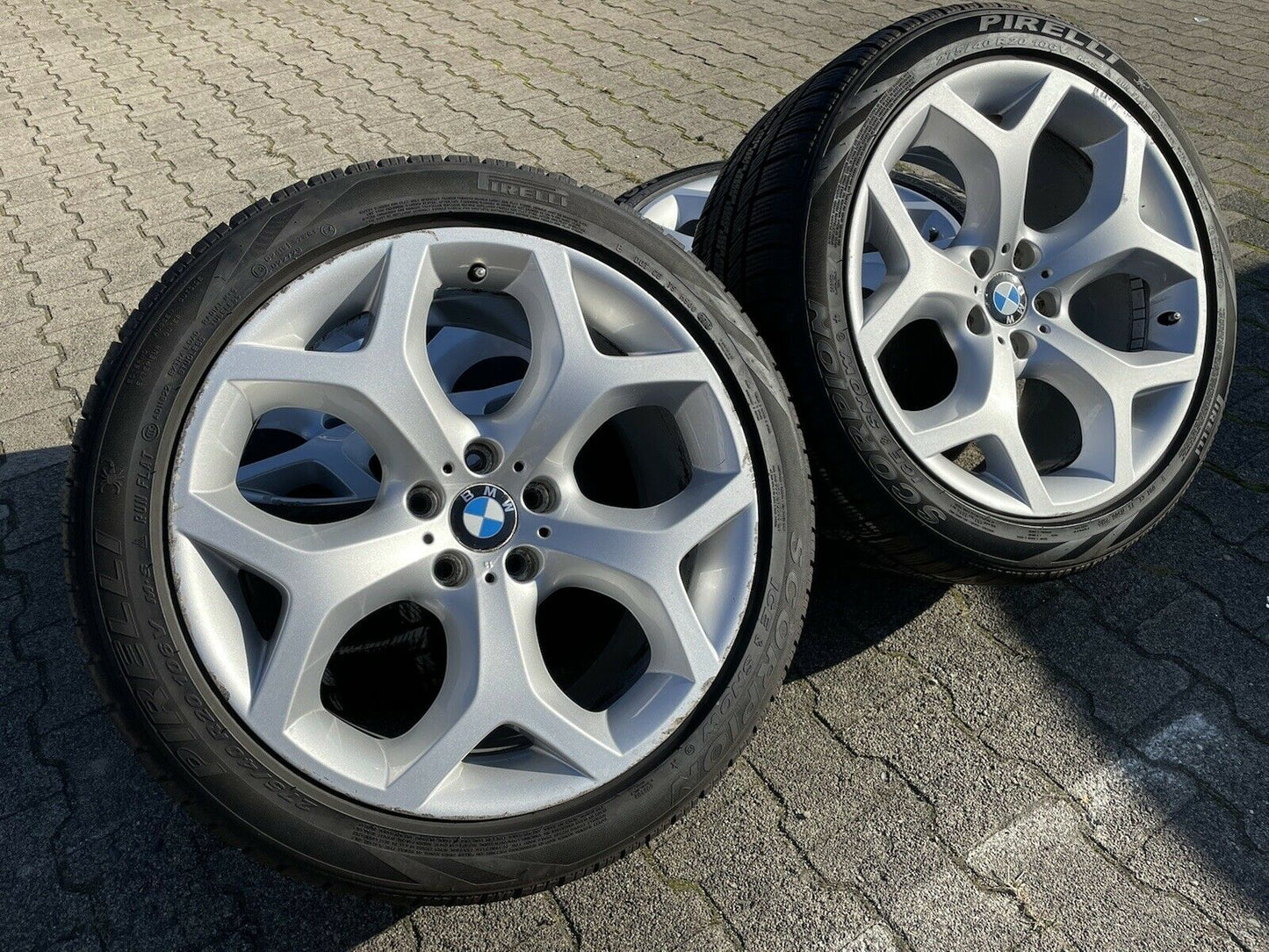 ORIG. BMW X5 E70 F15 Y SPEICHE 214 Alufelgen DUNLOP WINTERREIFEN 20 ZOLL RSC X6