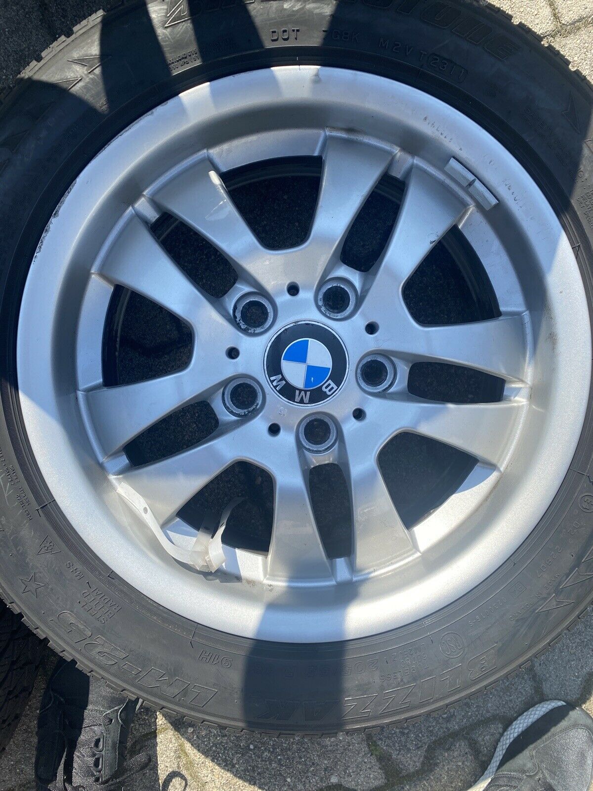 BMW E90 E91 Alufelgen Style 154 Winterreifen RSC 205 55 R16 91H Bridgest 6775593