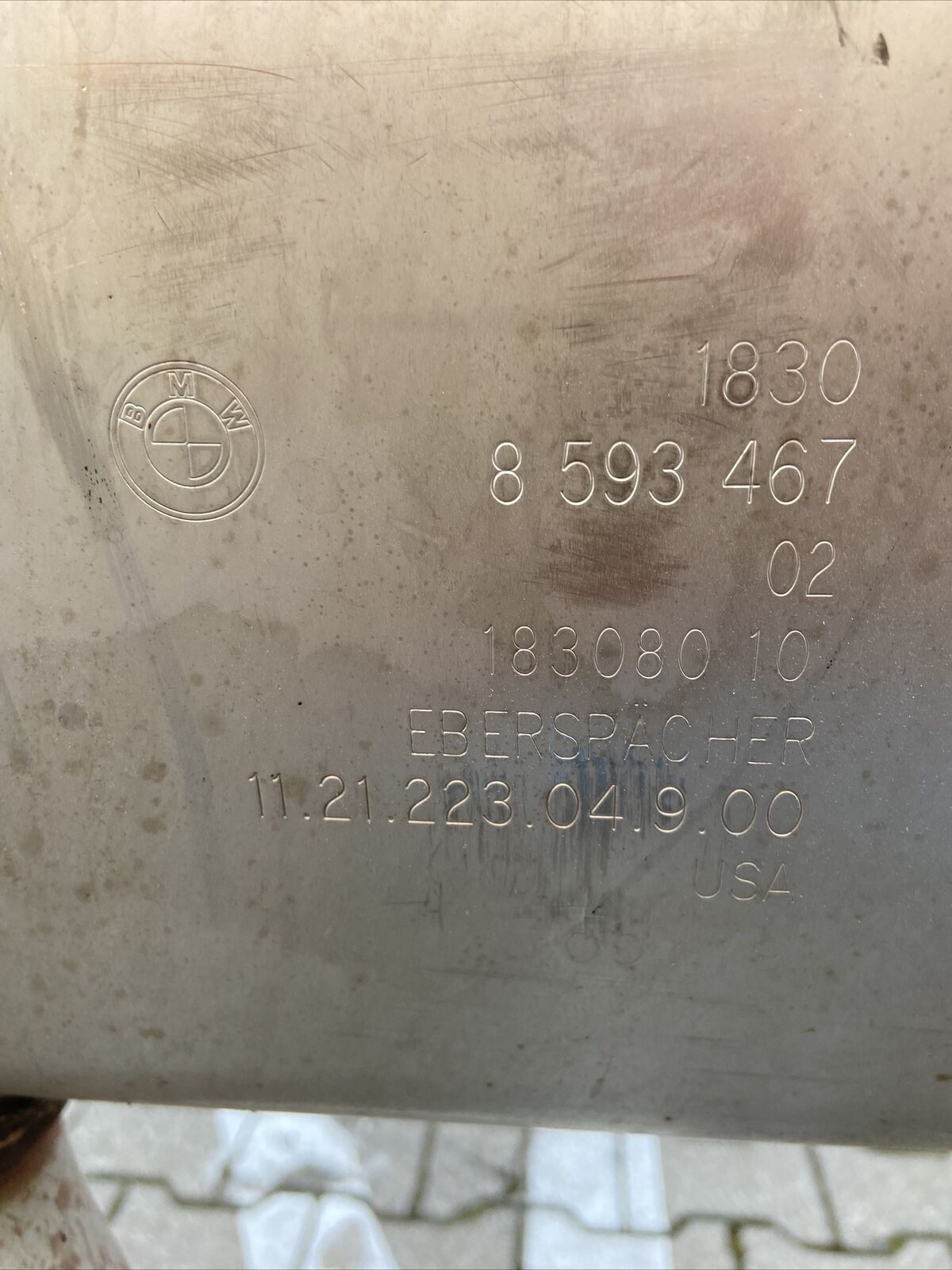 BMW X3 G01 X4 G02 M PAKET Auspuff Endschalldämpfer 8593467 Eberspächer