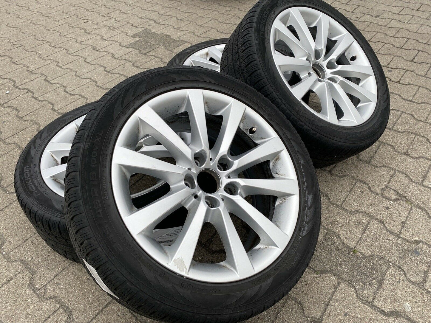 BMW F10 F11 F12 F06 Style 328 Alufelgen WINTERREIFEN 245 45 R18 100V 6790173