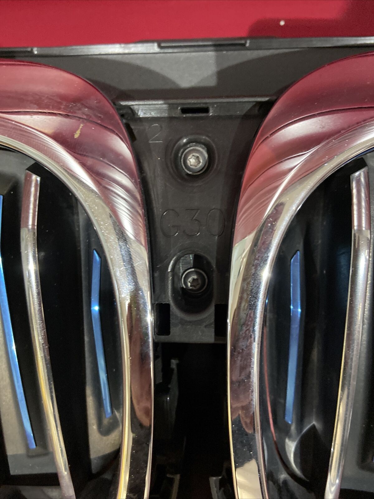 BMW G30 G31 KLAPPENSTEUERUNG HYBRID M Ziergitter Nieren BLAUE SPEICHEN 7497280