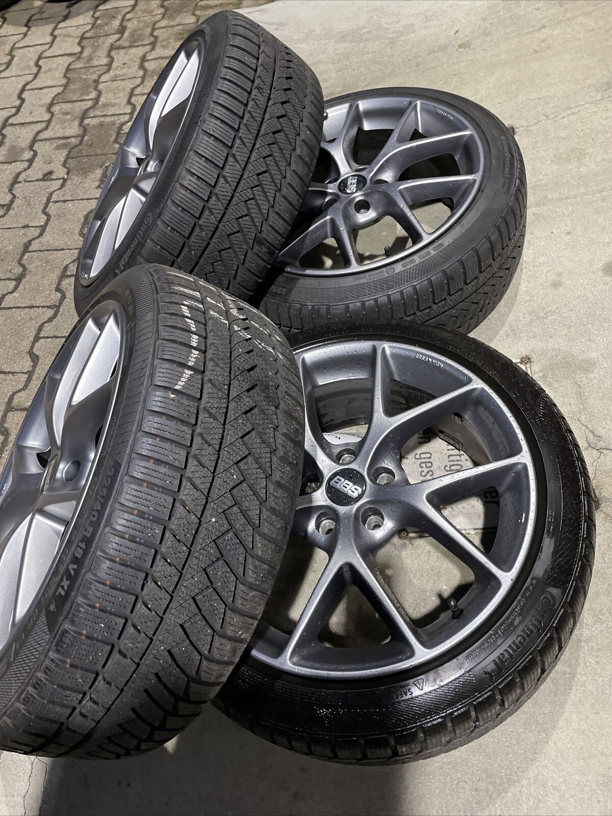 BBS SR16 Alufelgen WINTERREIFEN 225 40 R18 92V XL AUDI 8V 8J 0345134 KBA 49585