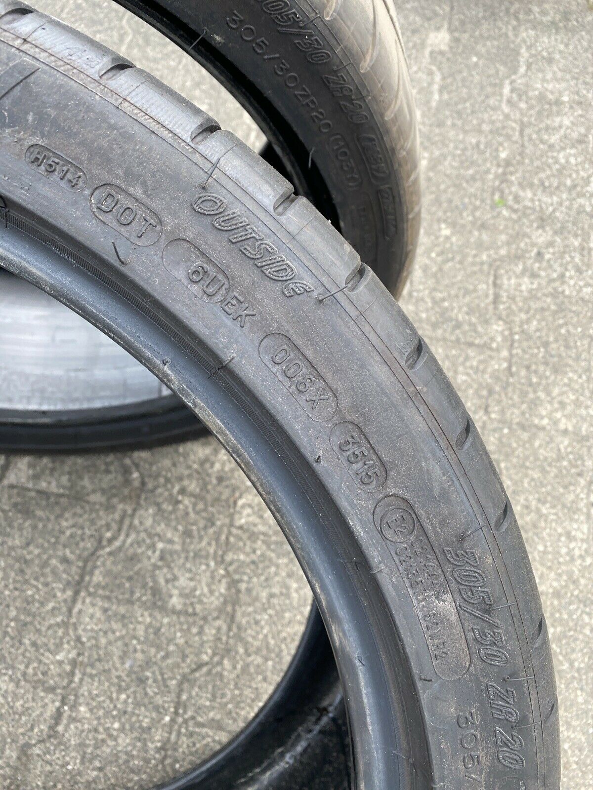2x 305 30 ZR20 103Y MICHELIN PILOT Super SPORT K3 FERRARI Sommerreifen DOT3515