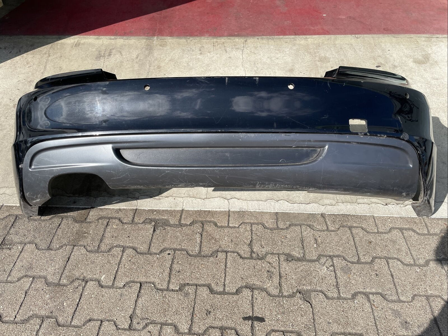 ORIGINAL BMW E82 E88 M PAKET FACELIFT Stoßstange MIT PDC und DIFFUSOR
