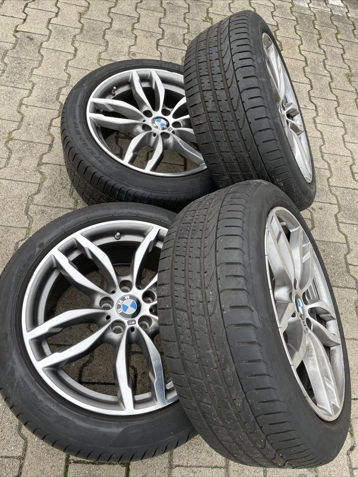 BMW X3 F25 X4 F26 M PAKET M622 ALUFELGEN SOMMERREIFEN 245 & 275 PIRELLI 7849661