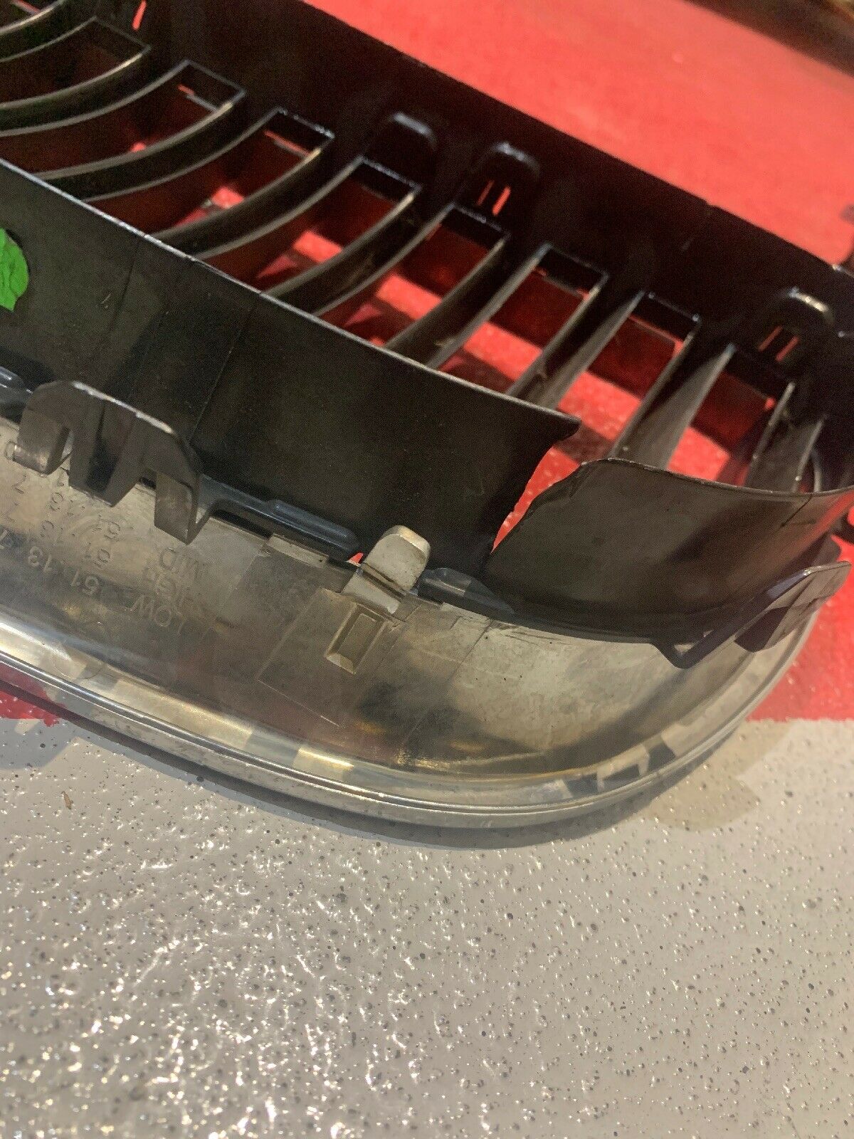 ORIGINAL BMW F10 F11 VFL Ziergitter für Stoßstange Nieren Chrom M Paket