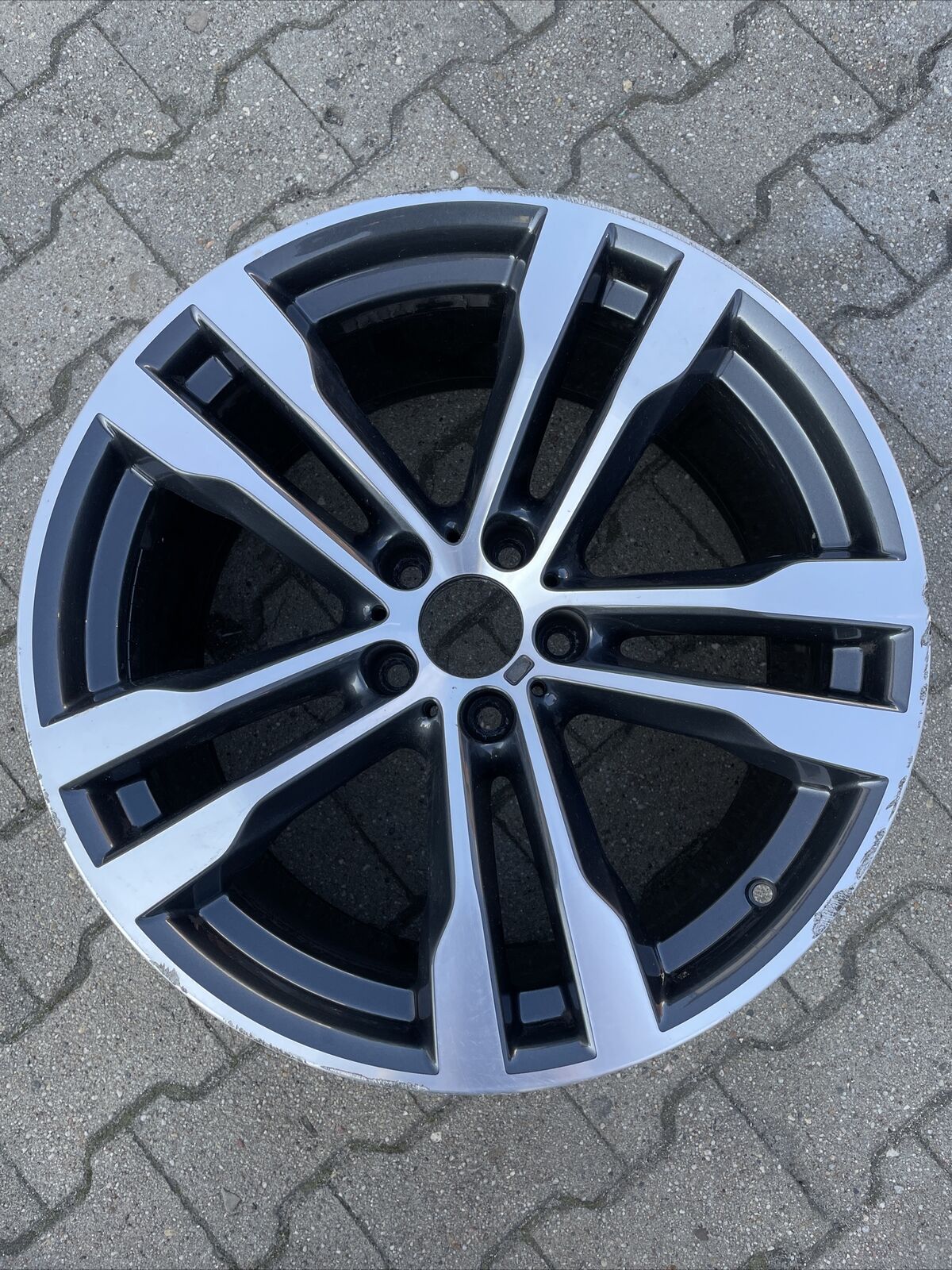 1x BMW X5 F15 X6 F16 ALUFELGE M468 ANTHRAZIT 7846788 VORDERACHSE M PAKET