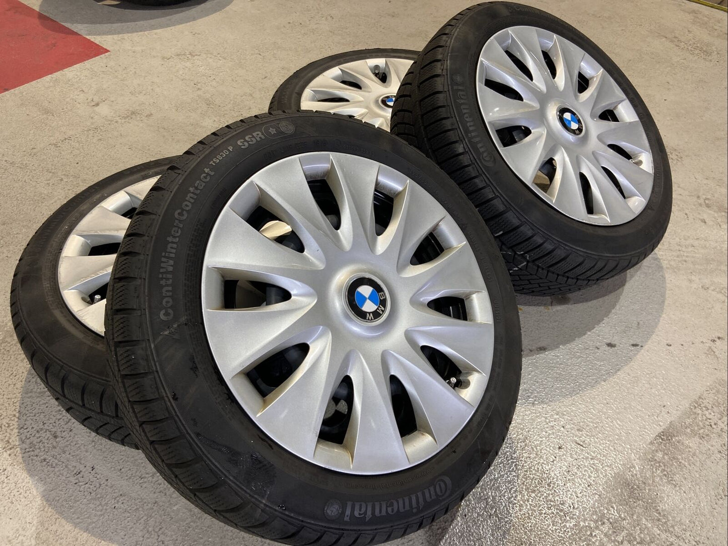 BMW F20 F21 WINTERREIFEN 195 55 R16 87H Continental RSC RDCI SENSOREN RADKAPPEN