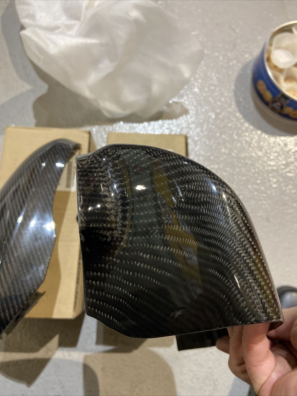 BMW F12 F13 F10 M PERFORMANCE CARBON Spiegel L 2291441 R 2291440 Spiegelkappe