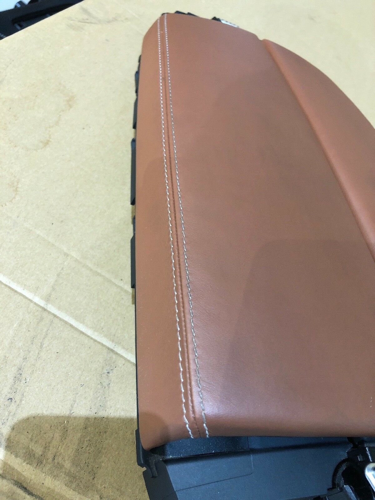 BMW F12 F13 F06 Mittelarmlehne Fach Abdeckung Leder Amarobraun Individual