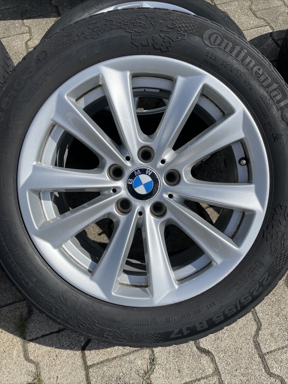 BMW F10 F11 F12 V Speiche 236 Alufelgen Winterreifen 225 55 R17 97H 6780720