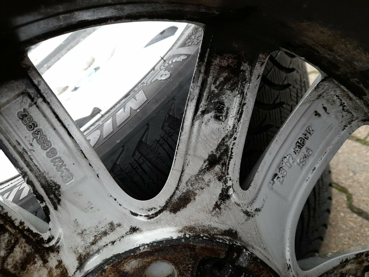 BMW X5 F15 ALUFELGEN STYLE 446 WINTERREIFEN 255 55 R18 109H RDCI 6853952 DOT3418