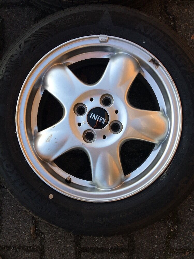 MINI COOPER R56 R50 Alufelgen 5 Star NEUE SOMMERREIFEN 175 65 R15 84H TN 6768498