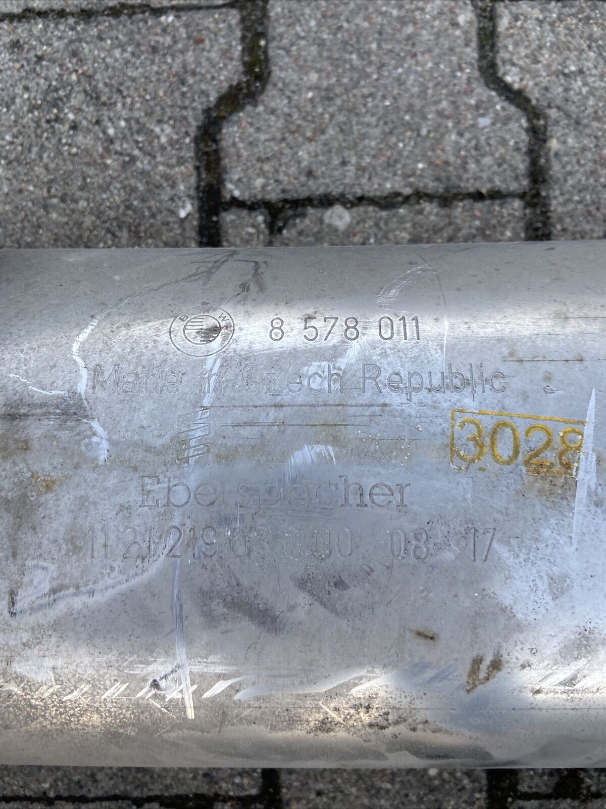 Original BMW F30 F31 Auspuff Endschalldämpfer Auspuffanlage 8578011