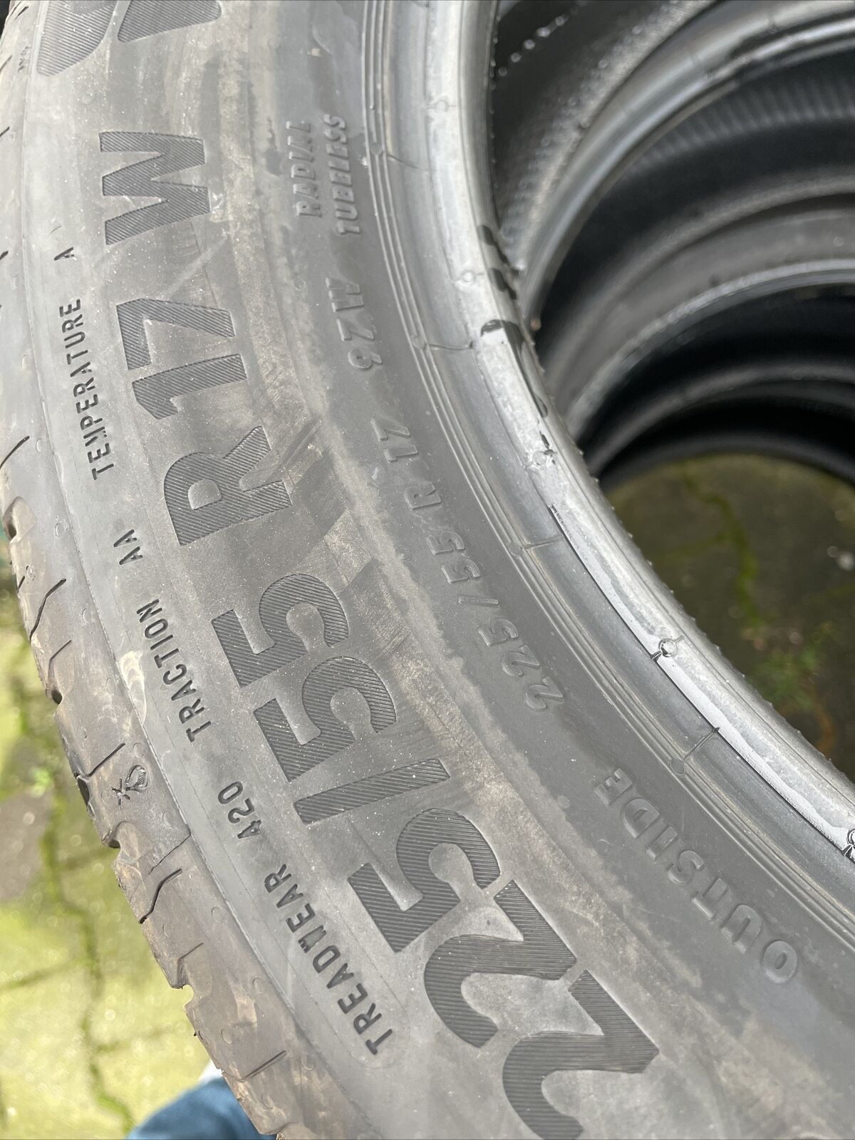 4x NEUW. CONTINENTAL ECO CONTACT 6 SOMMERREIFEN 225 55 R17 97W DOT2820