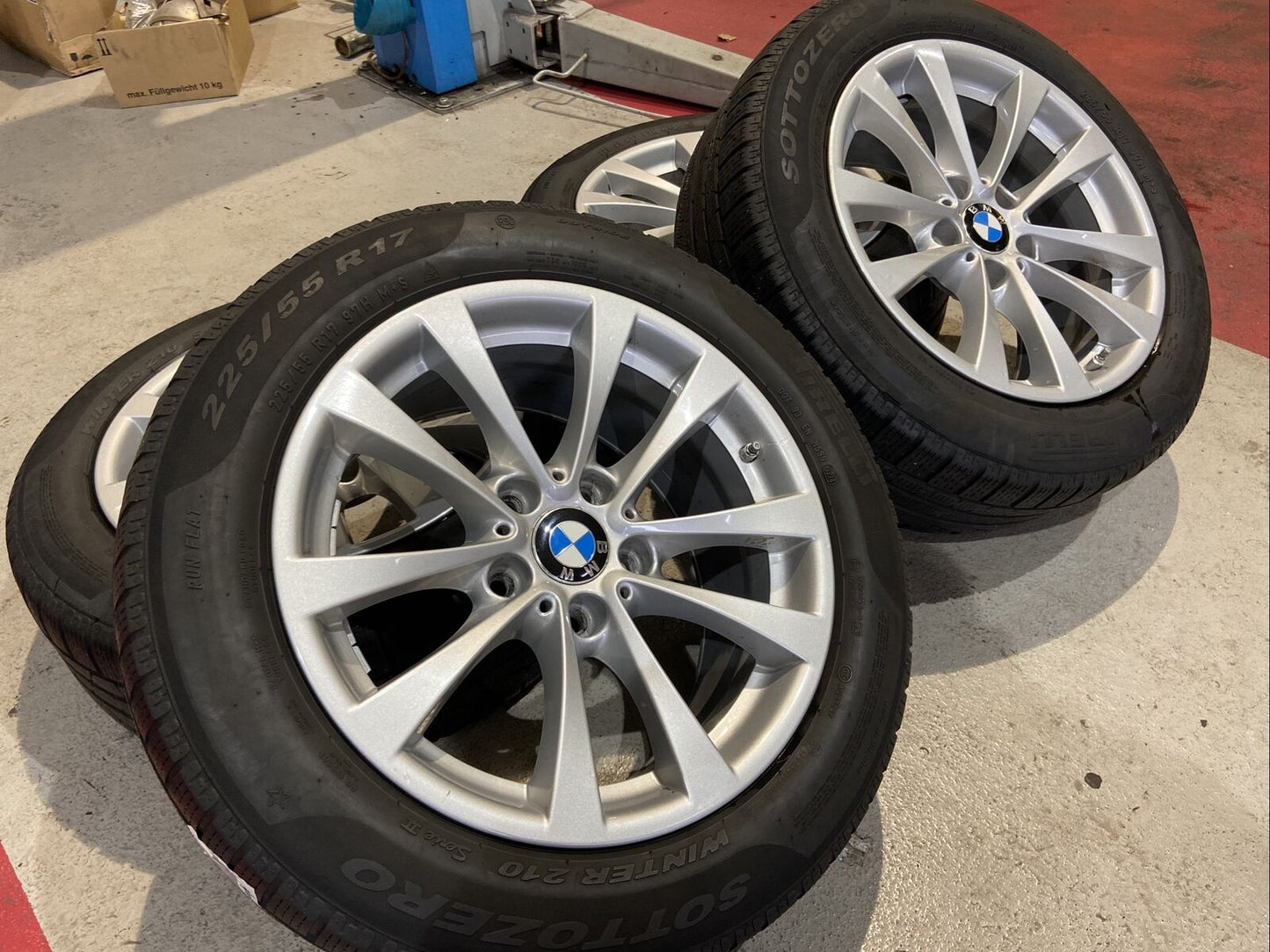 BMW F34 GT Alufelgen RDCI 395 RSC WINTERREIFEN PIRELLI 225 55 R17 97H 6859025