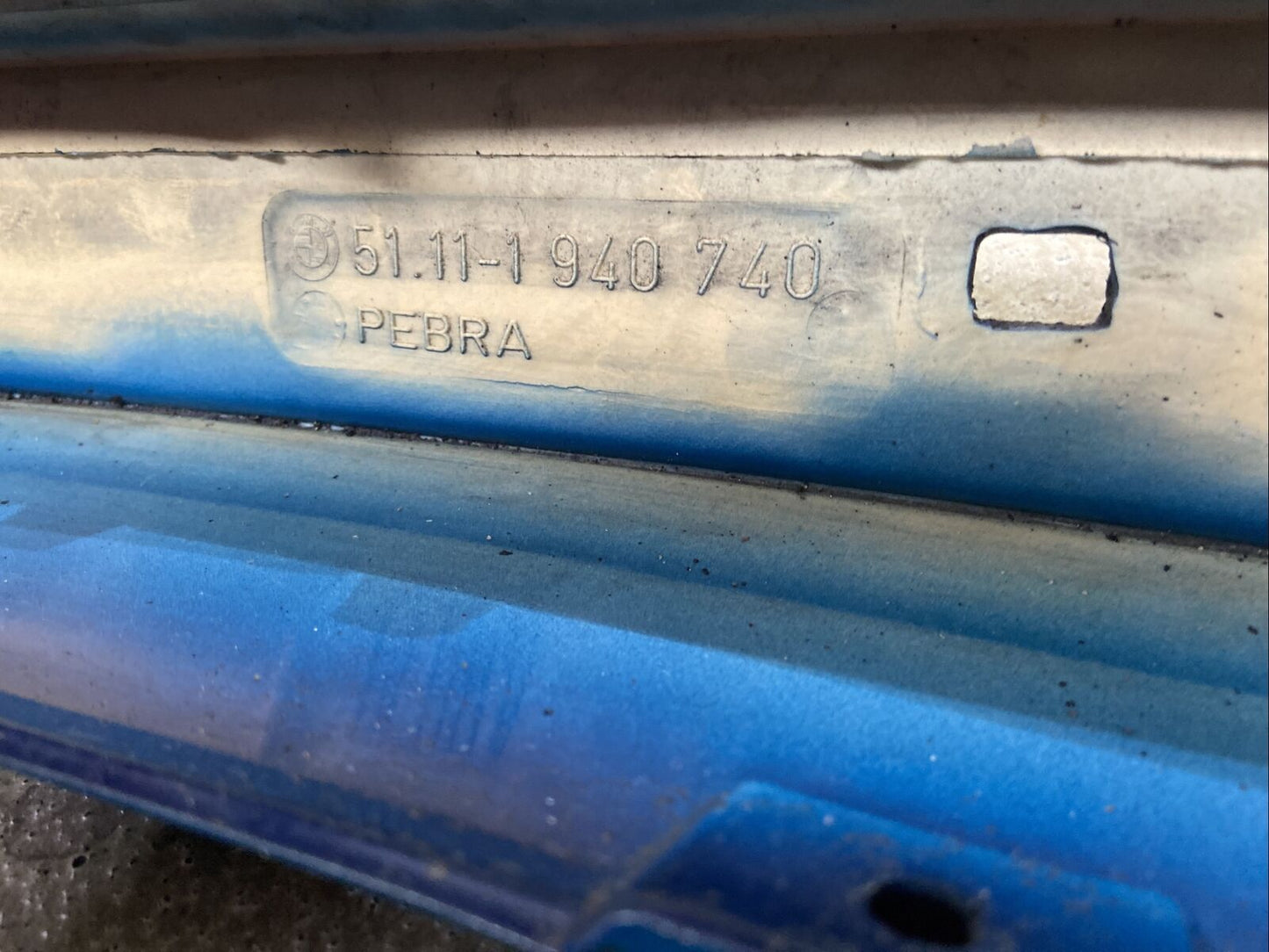 ORIGINAL BMW 8er E31 Spoiler unten f. Stoßstange Verkleidung Stoßfänger 1940740