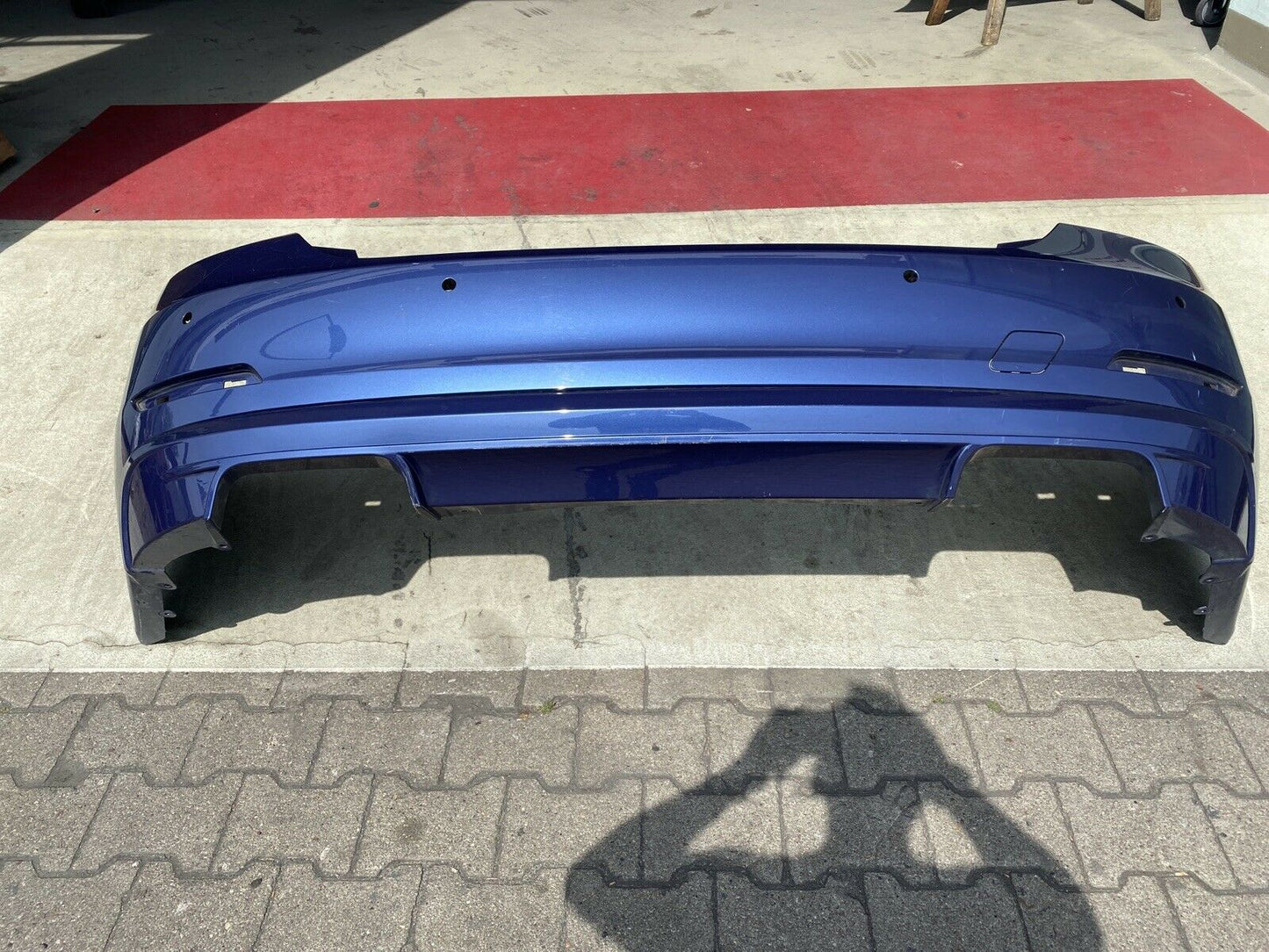 ORIGINAL BMW F32 F33 F36 ALPINA BLENDE DIFFUSOR HECKSPOILER 5100406 m Stoßstange