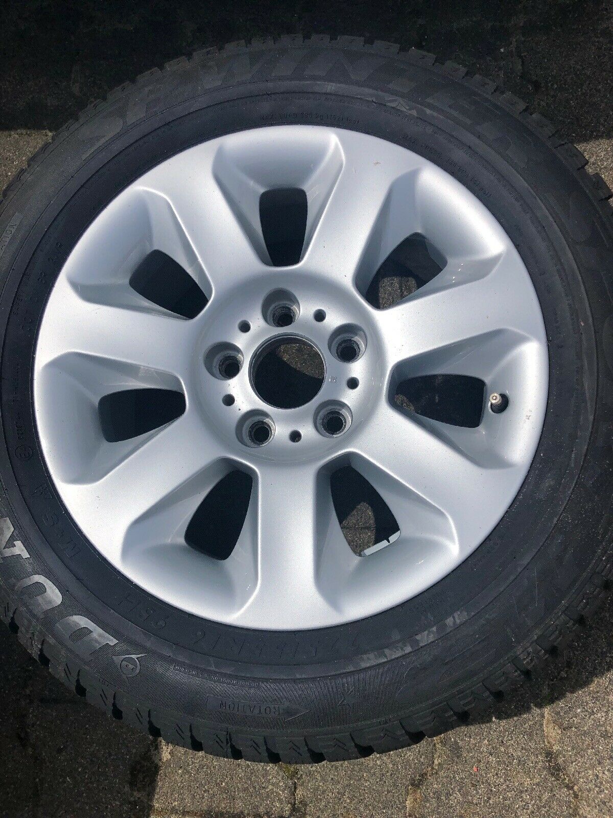 BMW E60 E61 ALUFELGEN Styling 115 DUNLOP WINTERREIFEN 225 55 R16 95H TN 6758774