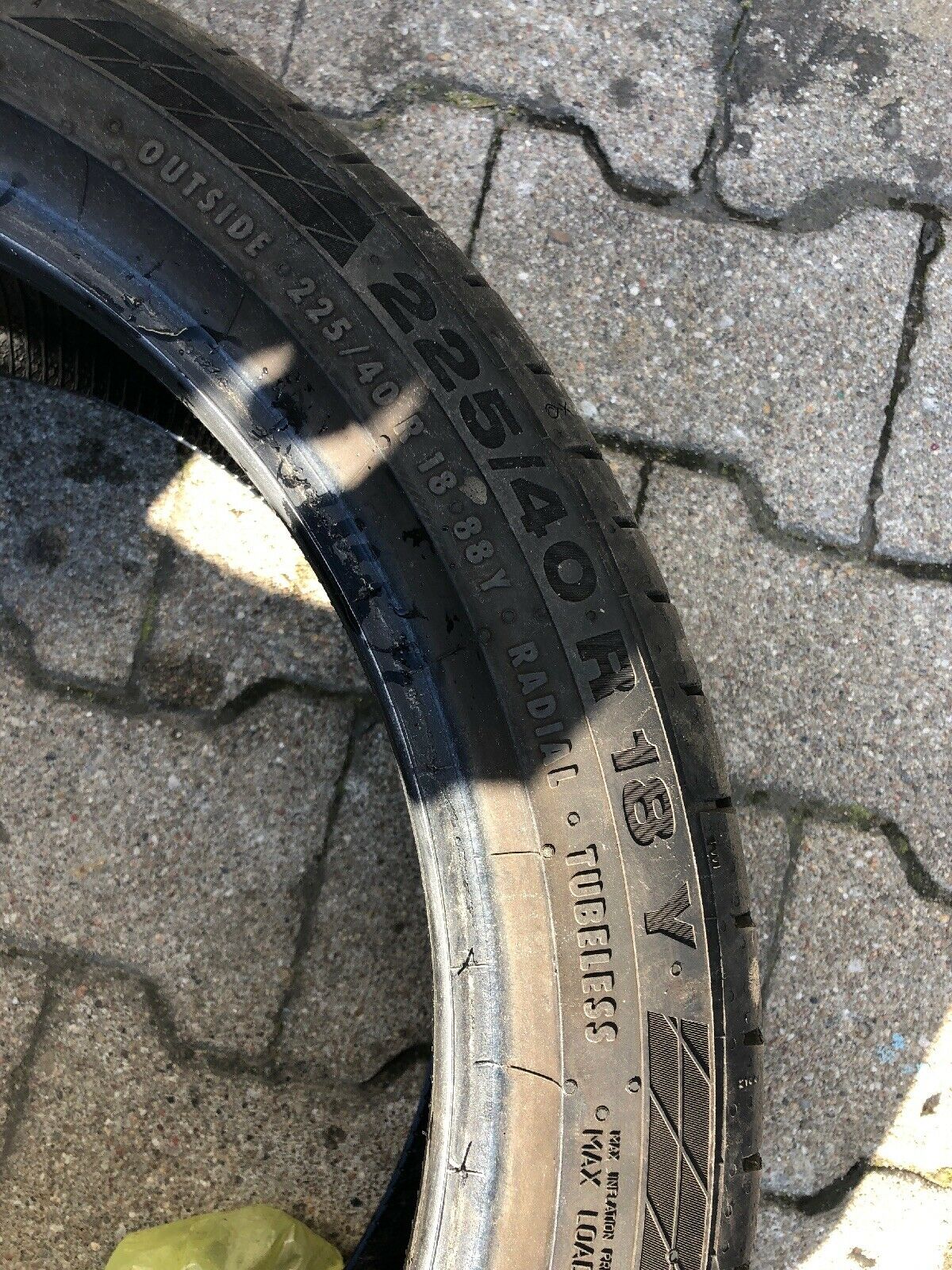 1x BMW Continental Sport Contact 5 Sommerreifen 225 40 R18 88Y RSC RUNFLAT