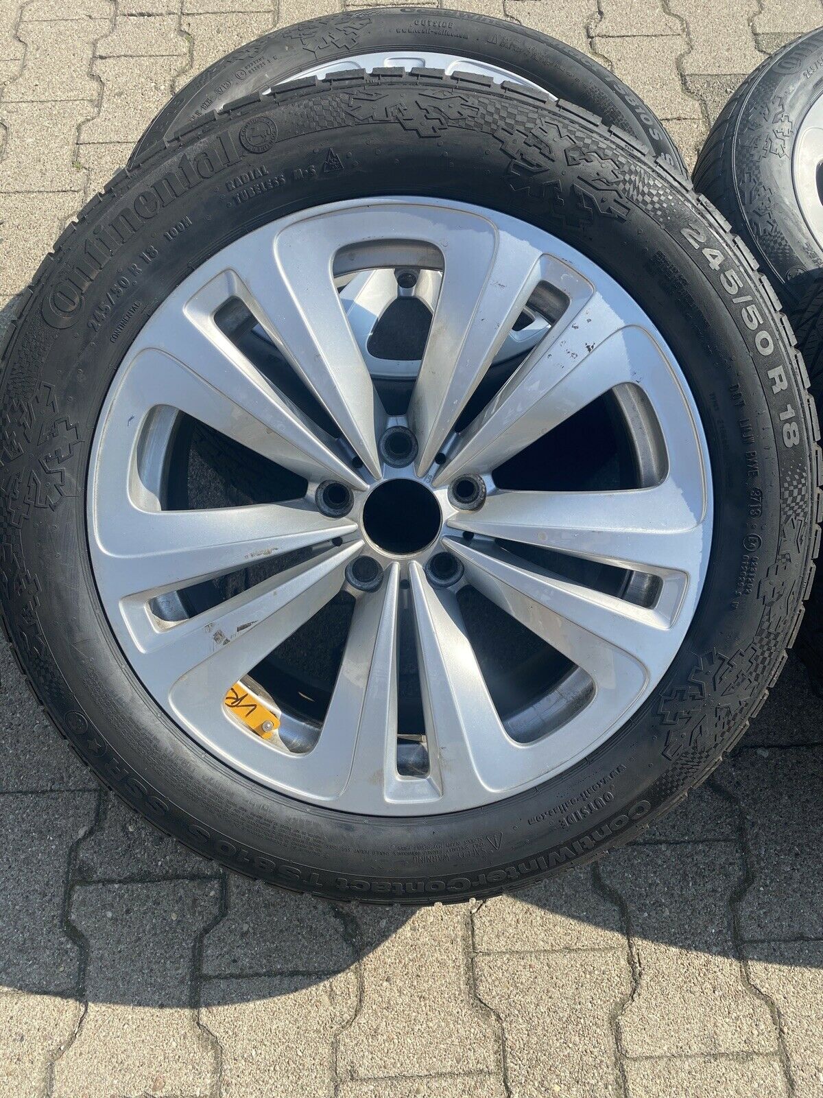 BMW F07 F01 F12 F06 Alufelgen Styling 234 Winterreifen CONTINENTAL RSC 6775403