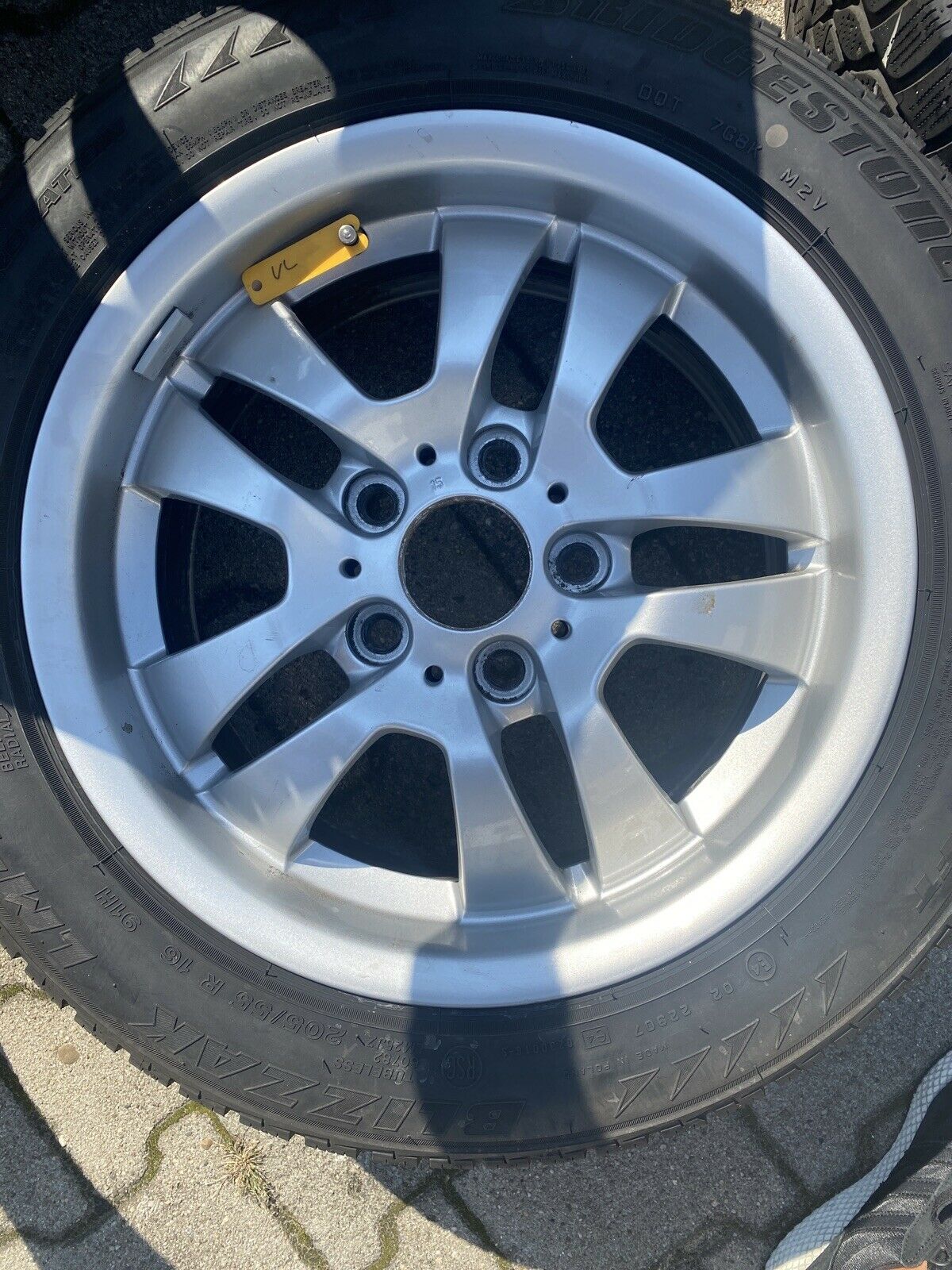 BMW E90 E91 Alufelgen Style 154 Winterreifen RSC 205 55 R16 91H Bridgest 6775593