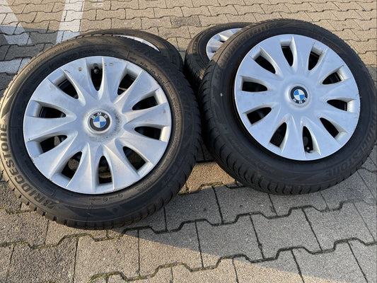 BMW F30 F31 Bridgestone RSC Winterreifen RDCI SENSOREN 205 60 R16 92H RADKAPPEN