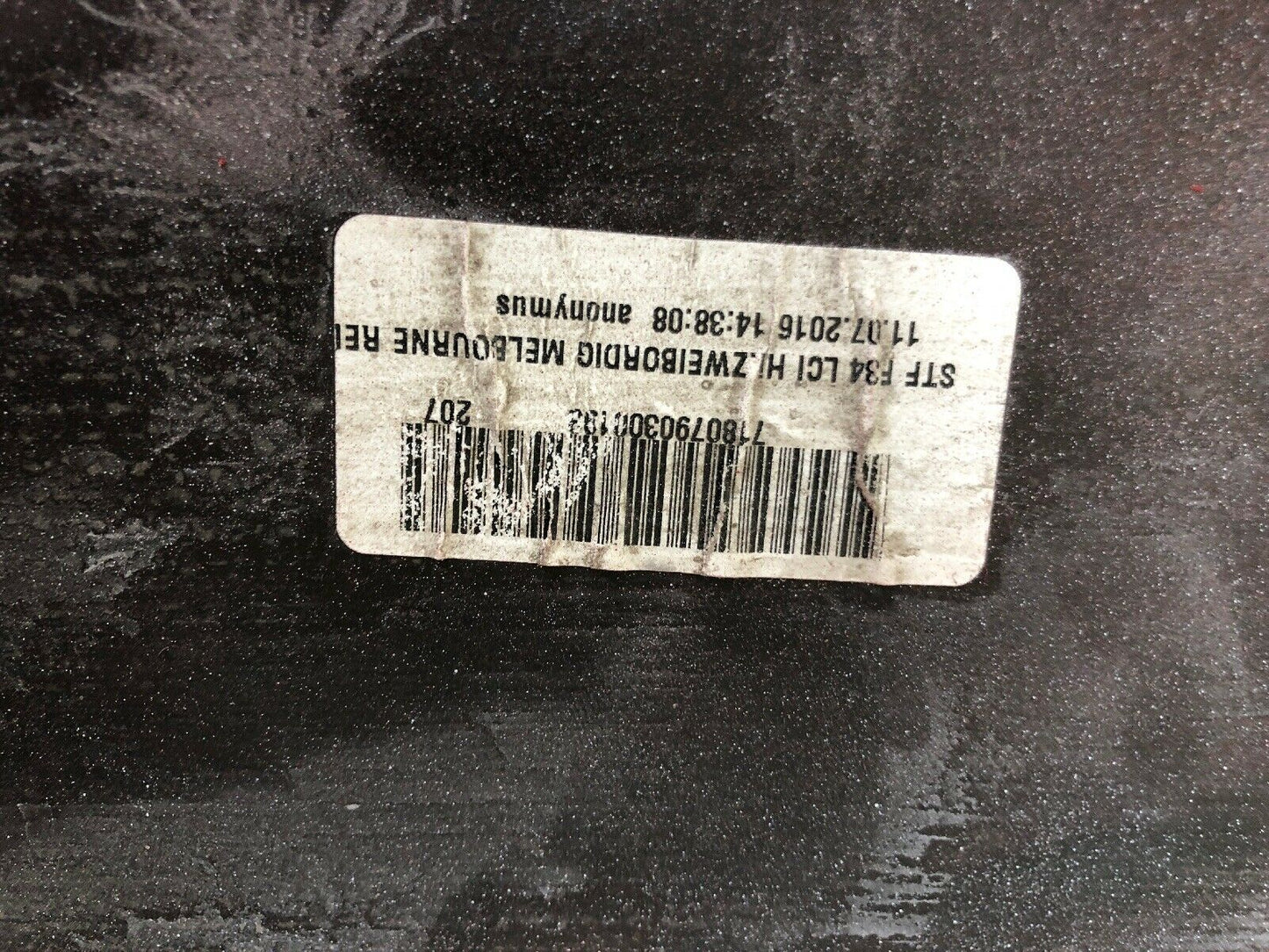 BMW F34 GT LCI Stoßstange 2 Boardig hinten m PDC 6 Zylinder 340 FACELIFT 7416076