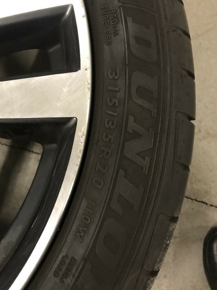 1x BMW X5 F15 X6 F16 ALUFELGE M468 DUNLOP 7846789 SOMMERREIFEN 315 35 R20 110W