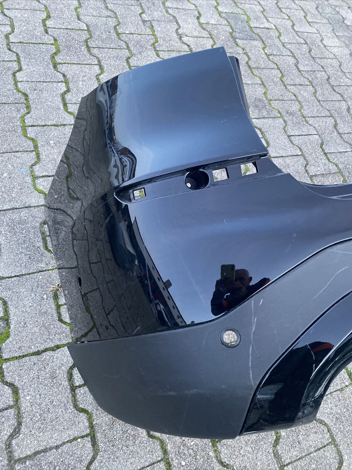 ORIG. BMW X3 G01 Stoßstange KOMPLETT HINTEN aktuelles Modell Aufnahme L R MITTE
