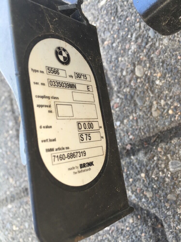 BMW 2er F45 Active Tour Heckträgervorbereitung Fahrradträger Querträger 6867319