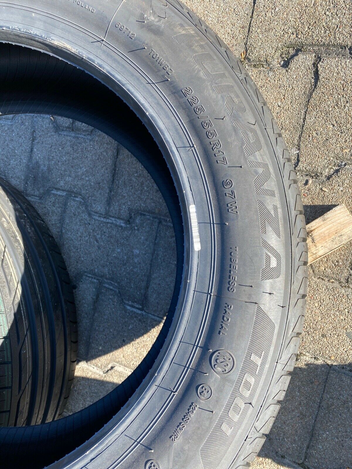 2x NEUE BMW Bridgestone Turanza T001 SOMMERREIFEN RSC RUNFLAT 225 55 R17 97W