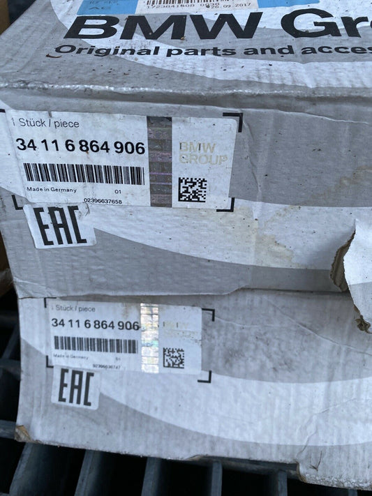 ORIGINAL BMW E60 E61 E63 E64 Bremsscheiben Belüftet 6864061 & 6864906