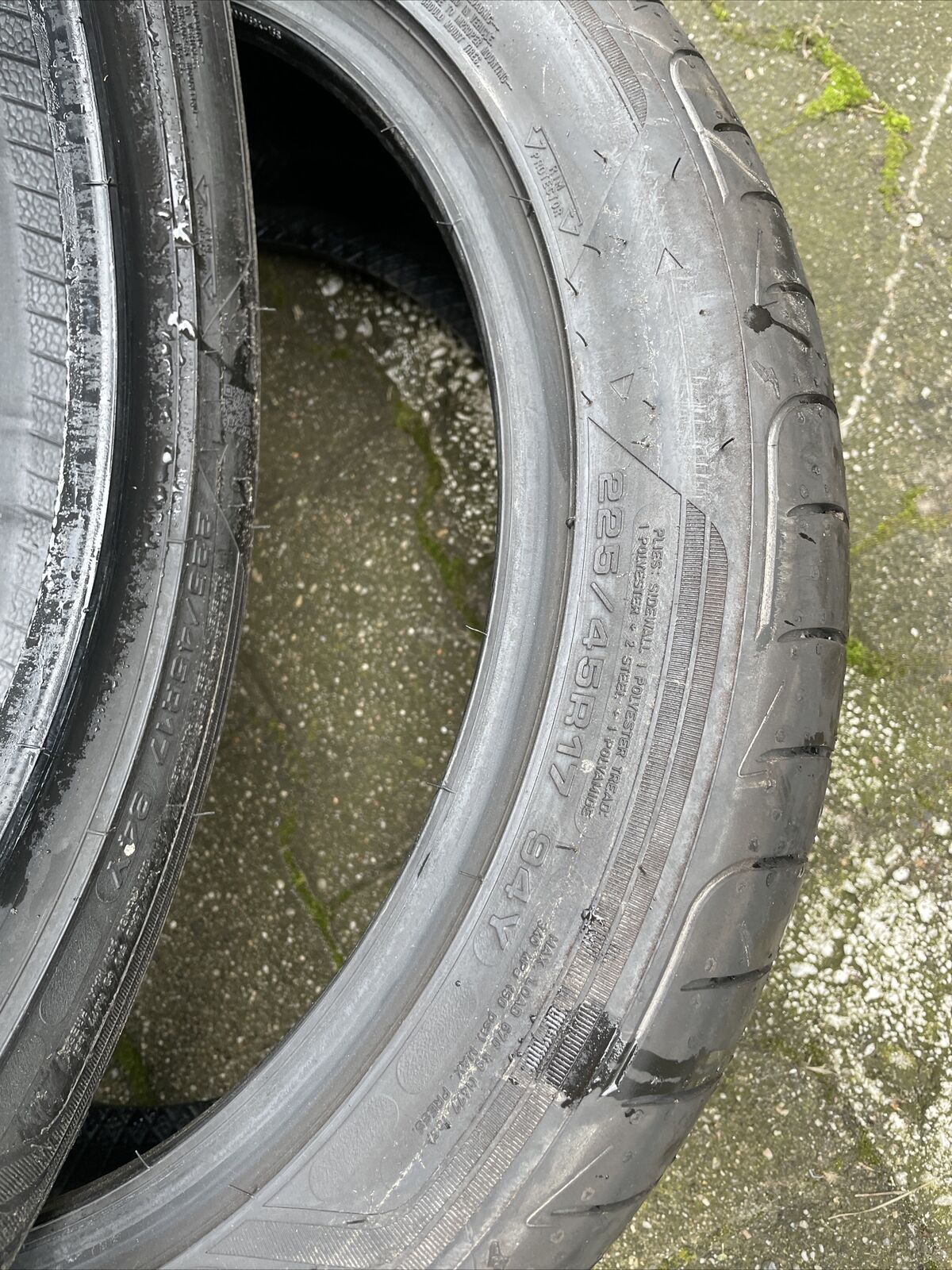 4x NEUW. GOODYEAR EAGLE F1 ASYMMETRIC 3 Sommerreifen 225 45 R17 94Y DOT0821 XL